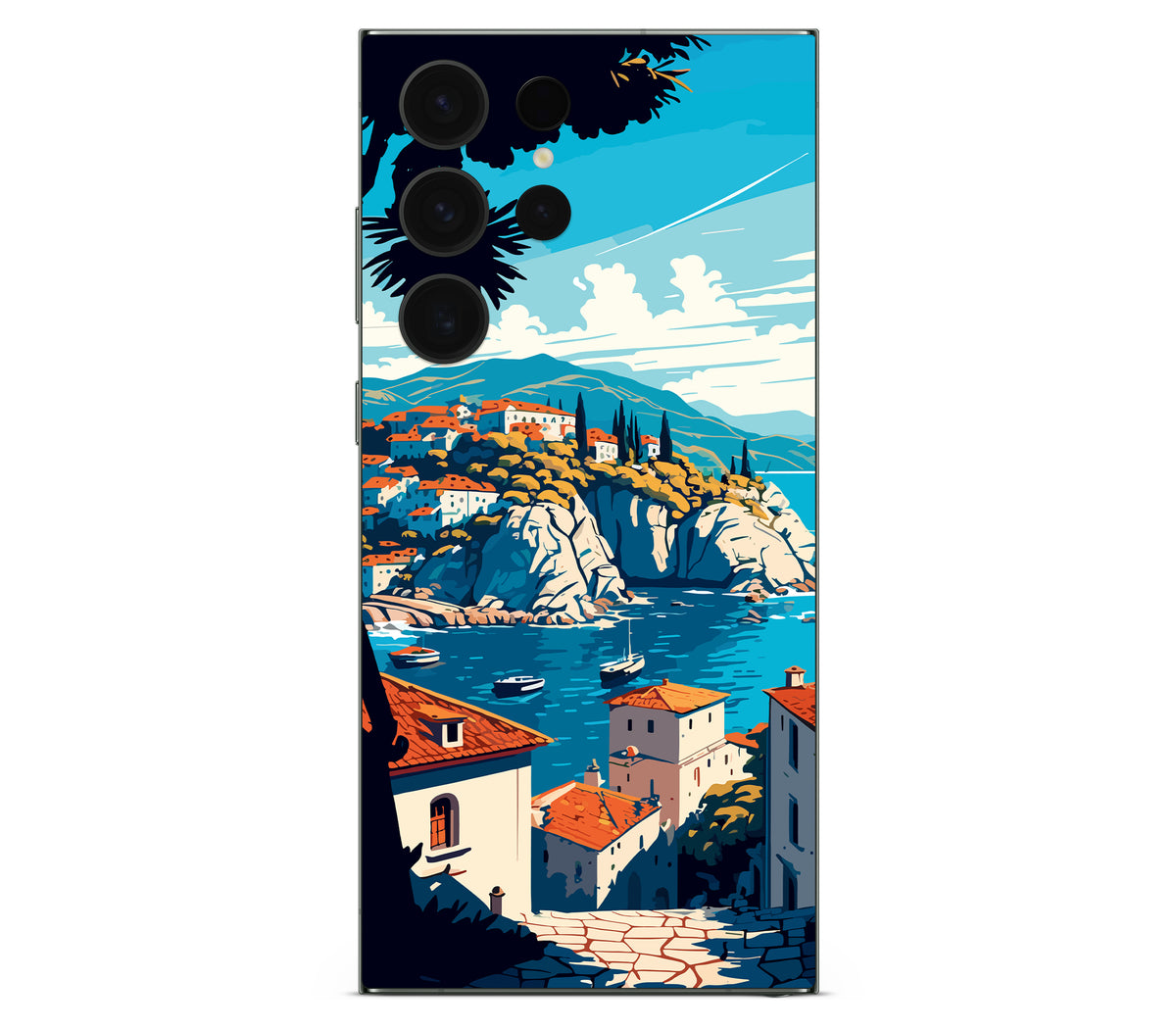 Galaxy S23 Ultra skin, Coastal Clouds, back skin
