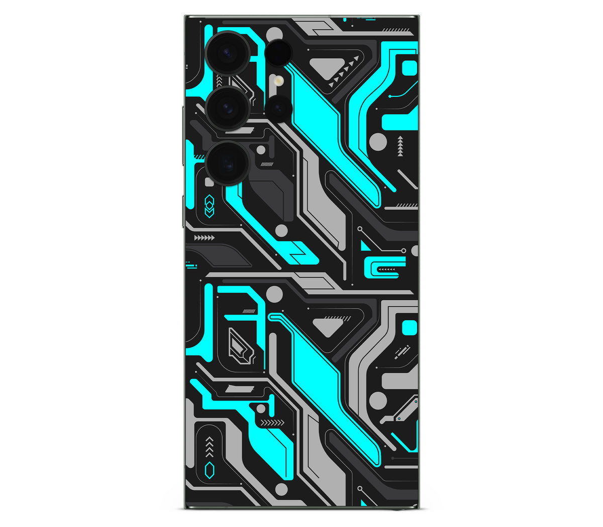 Galaxy S23 Ultra skin, Code Rot (Glitch), back skin