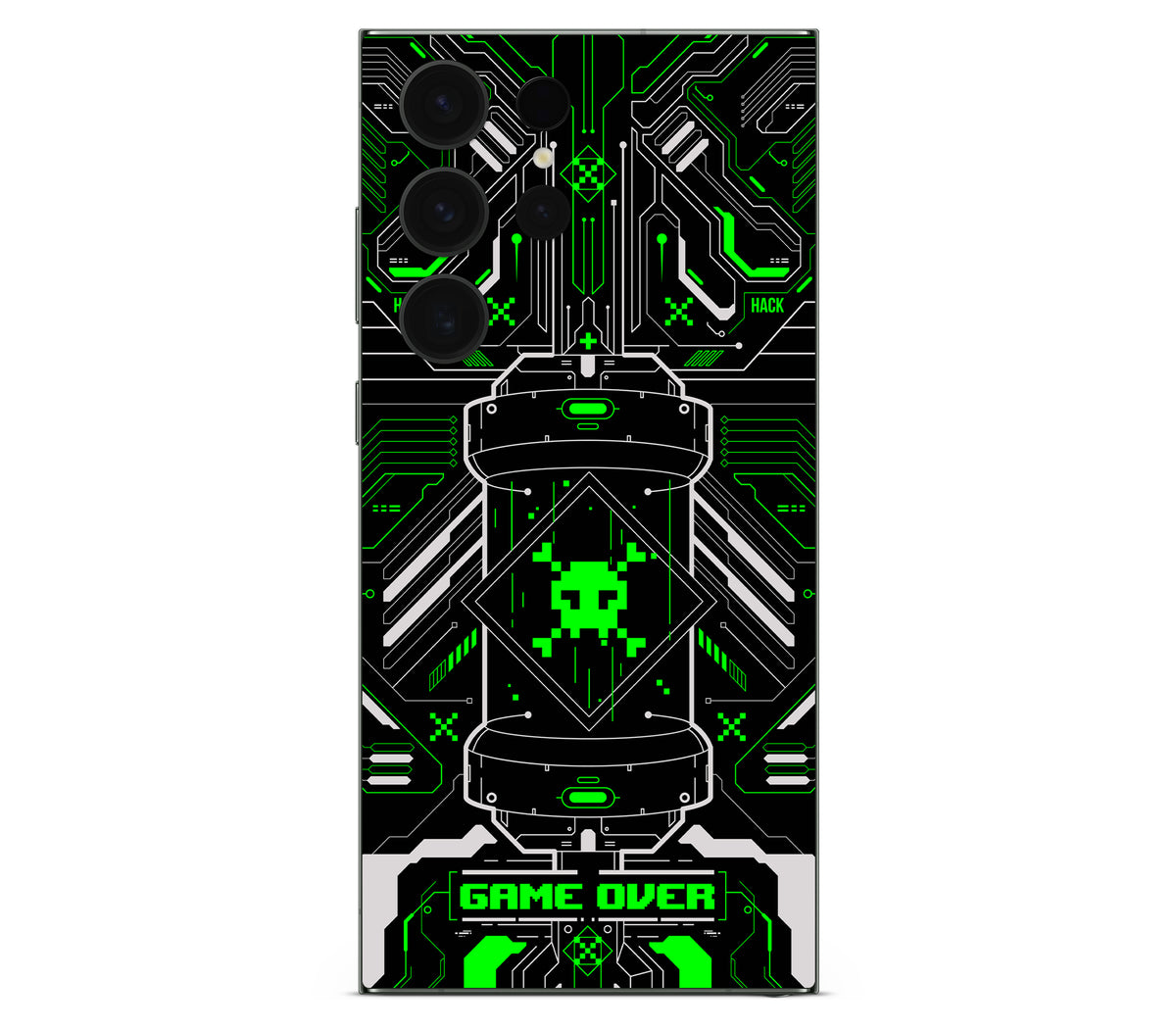 Galaxy S23 Ultra skin, Fatal Error (Acid), back skin