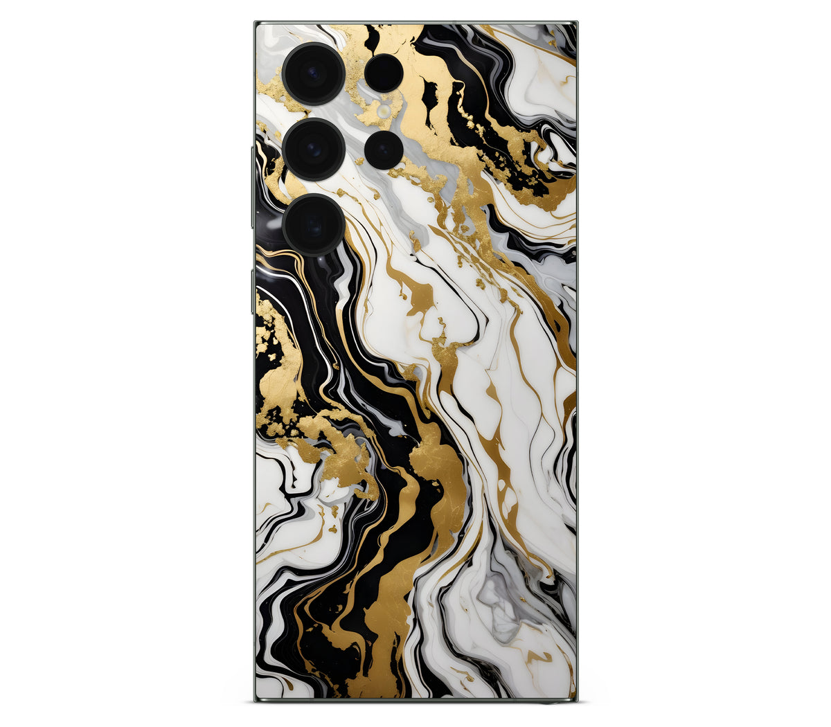 Galaxy S23 Ultra skin, Gold Flare, back skin