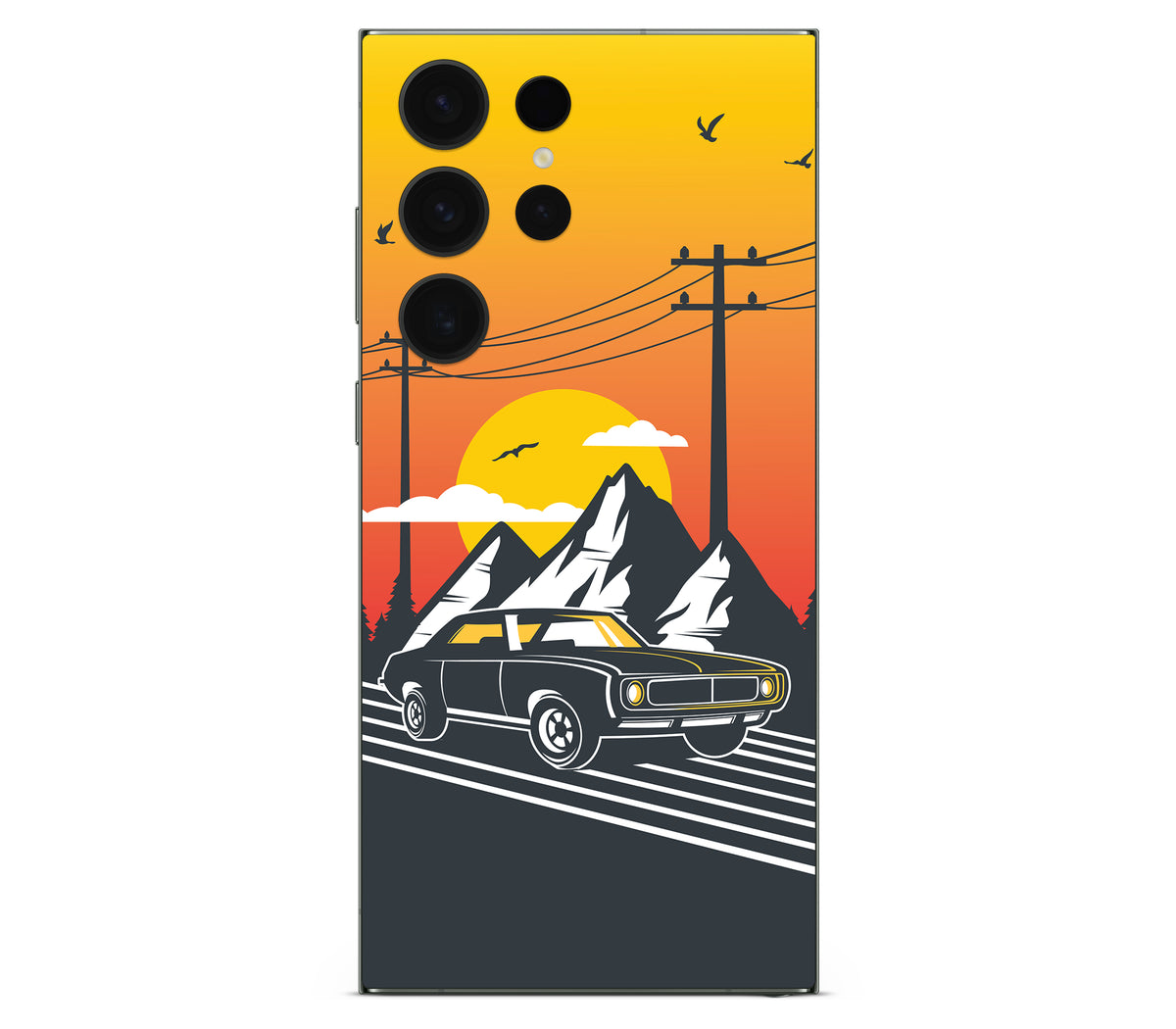 Galaxy S23 Ultra skin, Last Ride, back skin