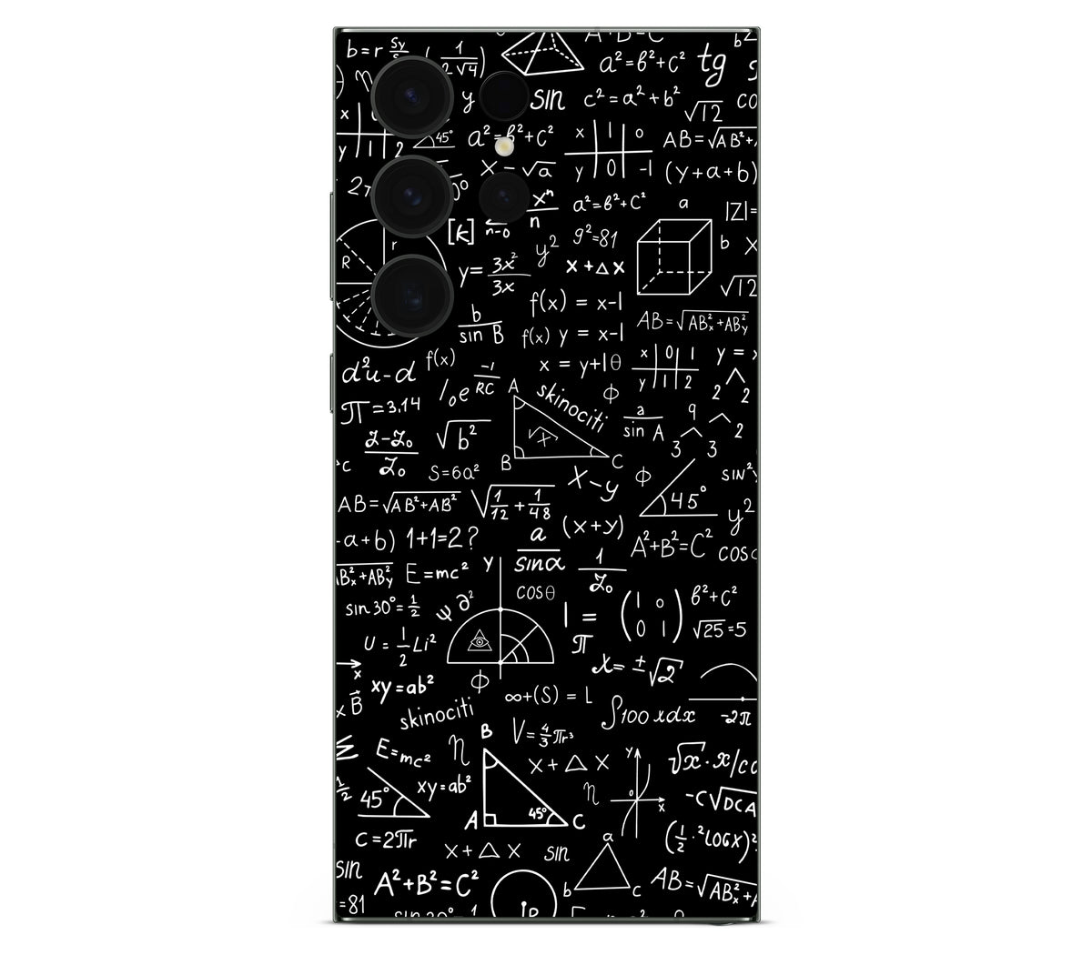 Galaxy S23 Ultra skin, Math Madness, back skin