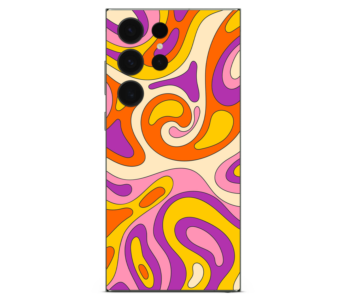 Galaxy S23 Ultra skin, Psycho Vortex, back skin