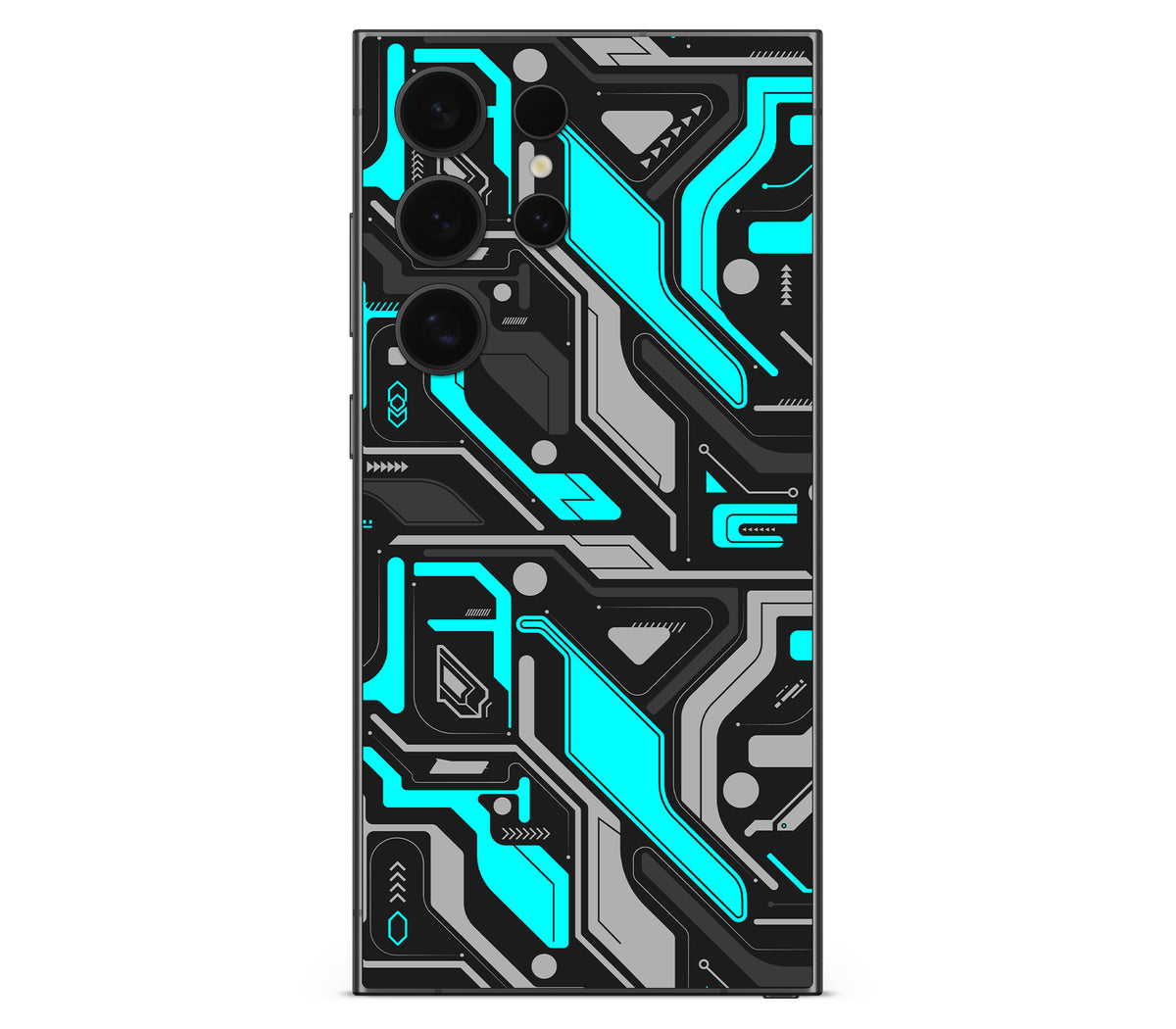 Galaxy S24 Ultra skin, Code Rot (Glitch), back skin