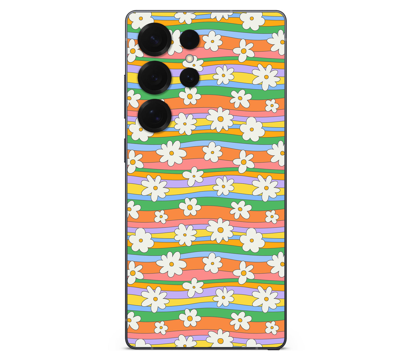 Galaxy S26 Ultra skin, Daisy Drift, back skin