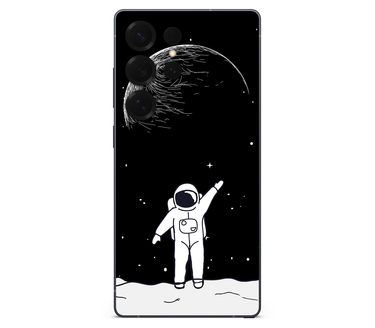 Galaxy S26 Ultra skin, Moonwave, back skin