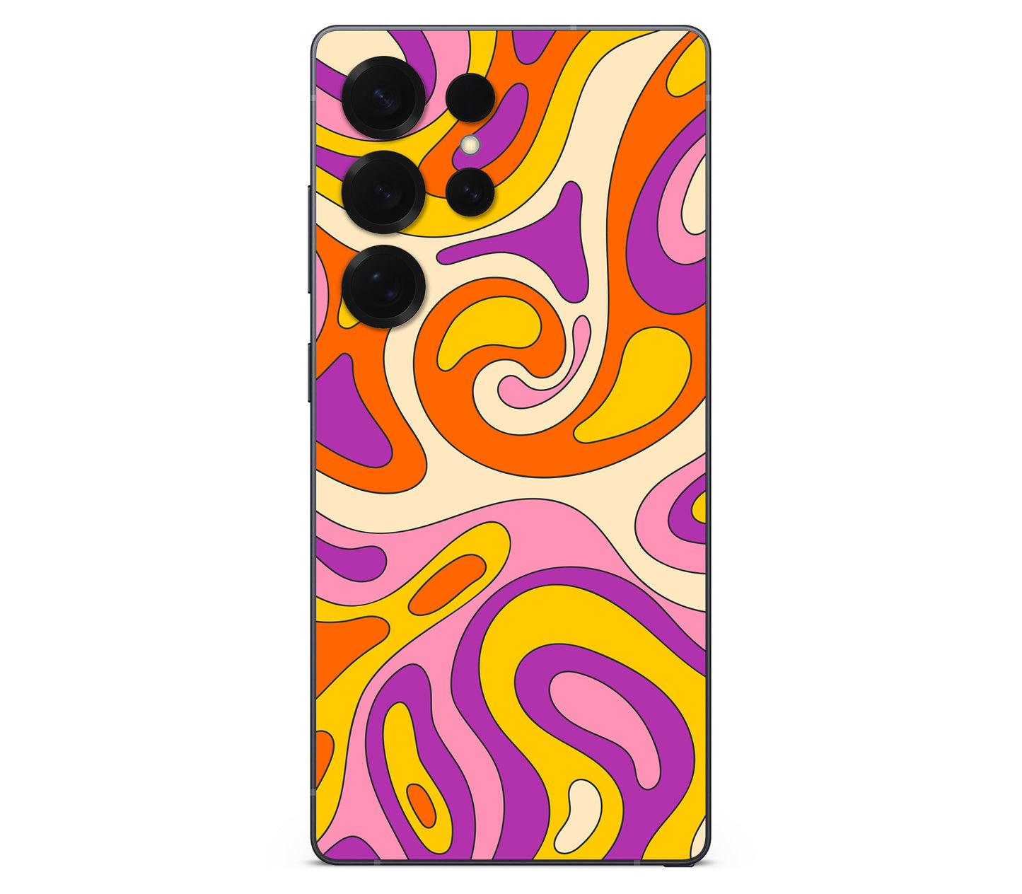 Galaxy S26 Ultra skin, Psycho Vortex, back skin