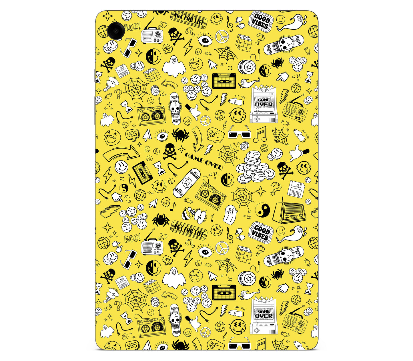 Galaxy Tab A11 Plus skin, 90’s Nostalgia, back skin