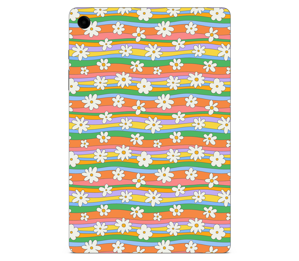 Galaxy Tab A11 Plus skin, Daisy Drift, back skin