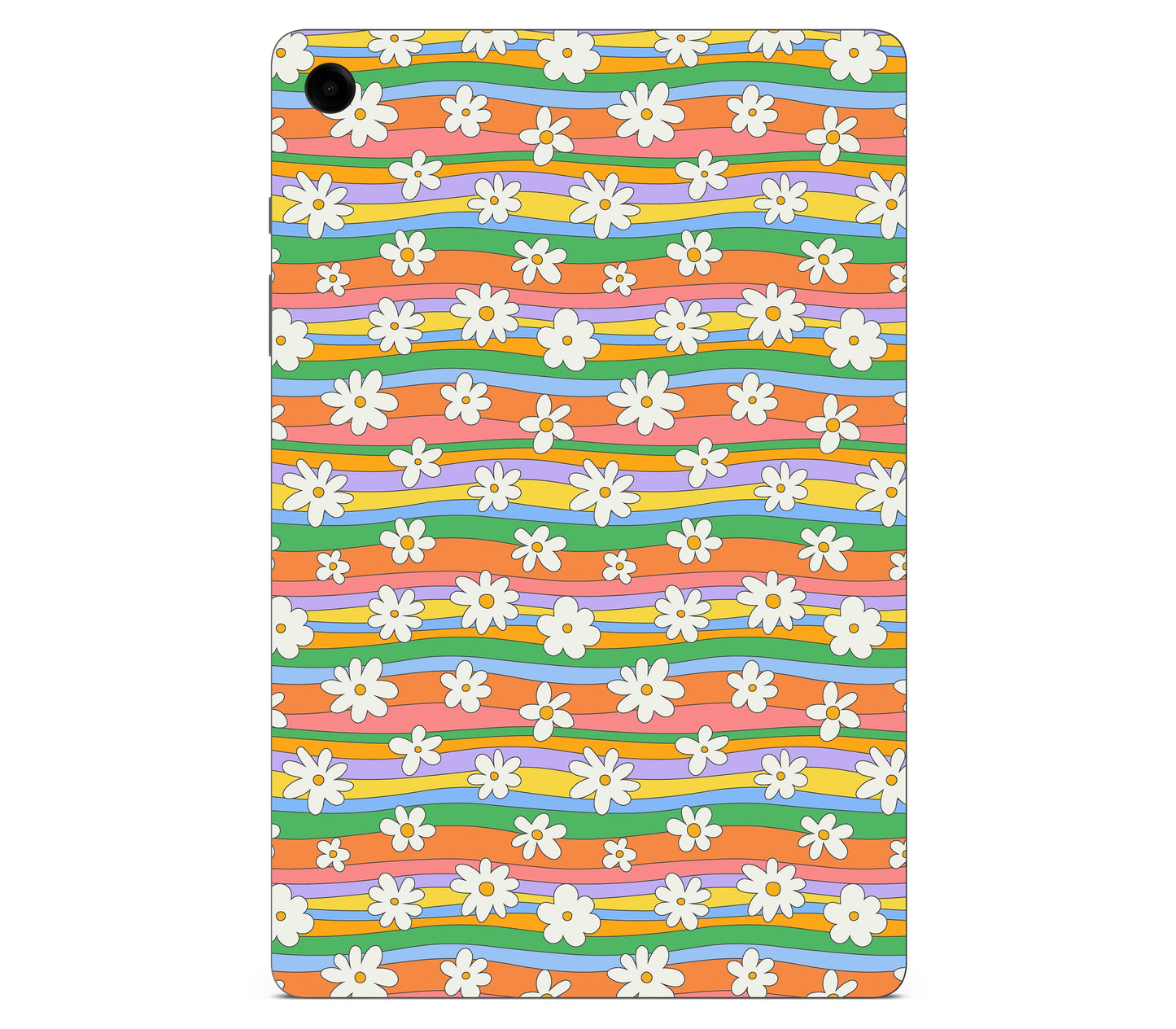 Galaxy Tab A11 Plus skin, Daisy Drift, back skin