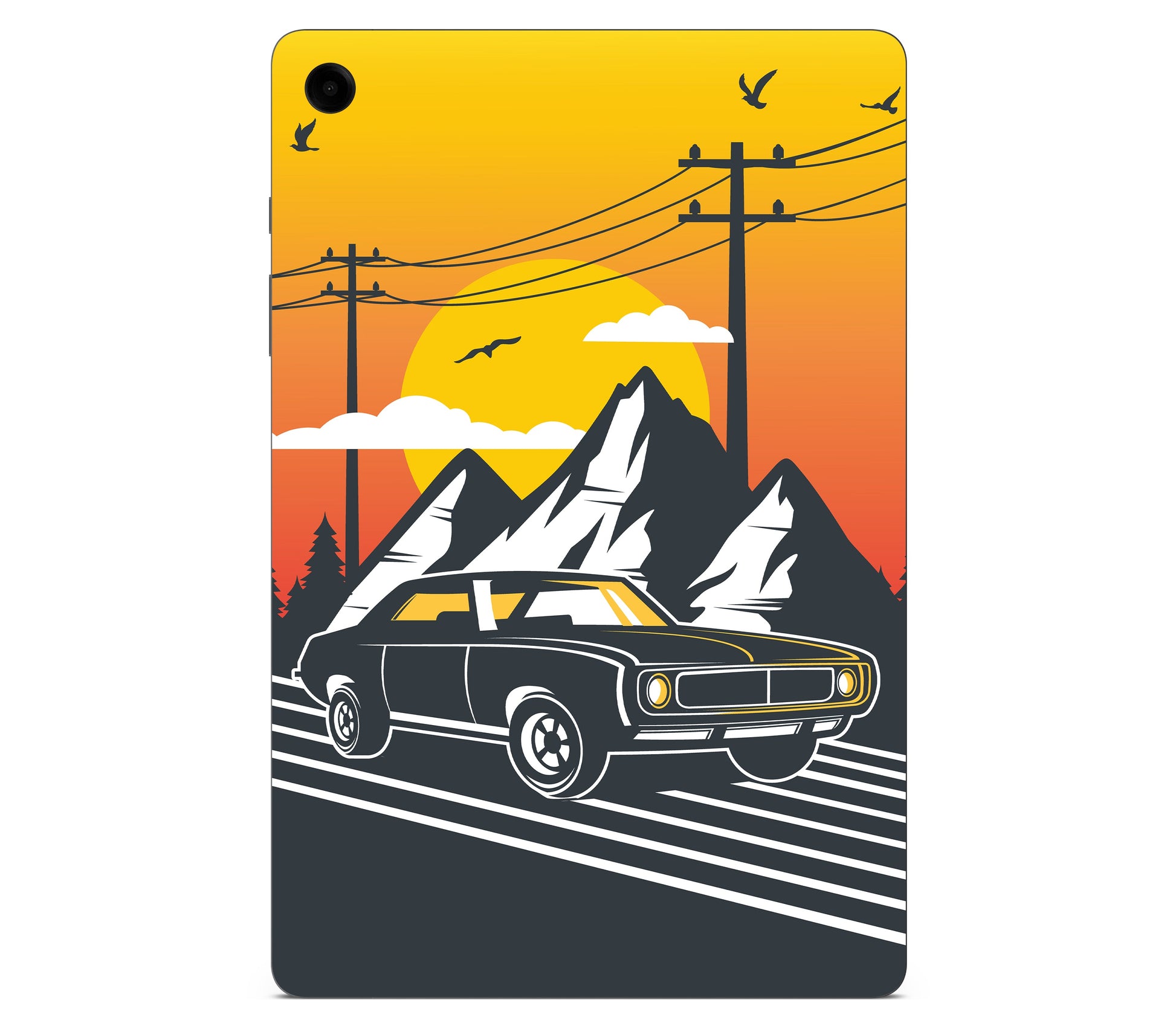 Galaxy Tab A11 Plus skin, Last Ride, back skin