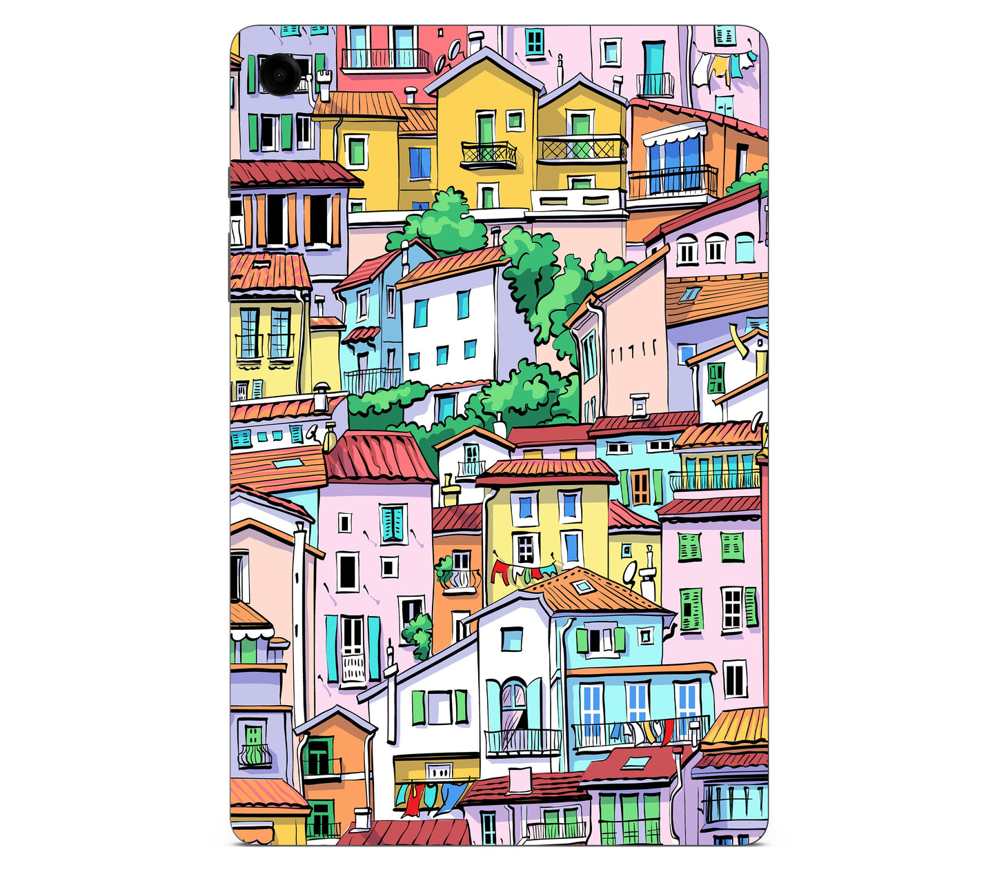 Galaxy Tab A11 Plus skin, Menton Mosaic, back skin