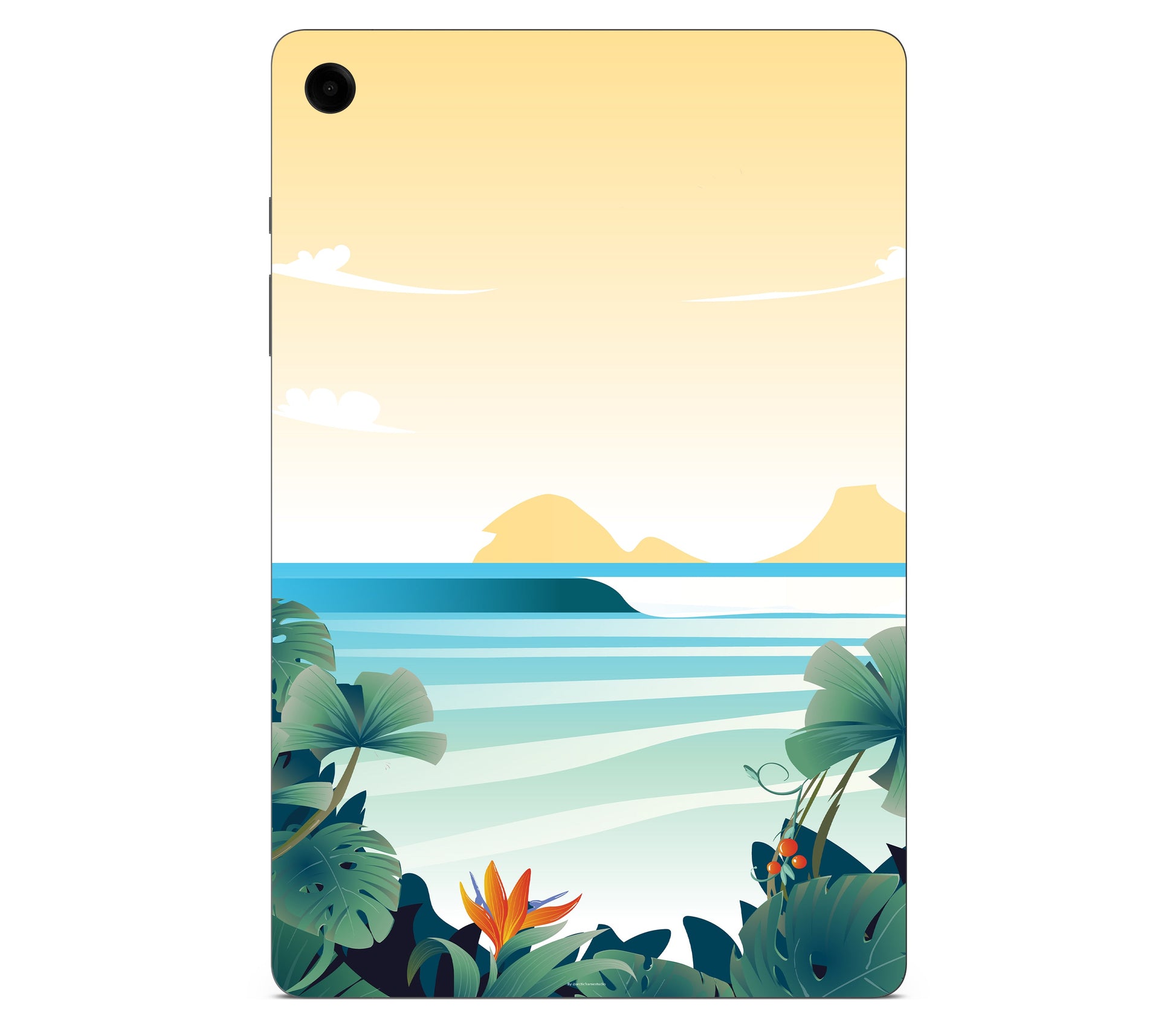 Galaxy Tab A11 Plus skin, Sizzle Bay, back skin