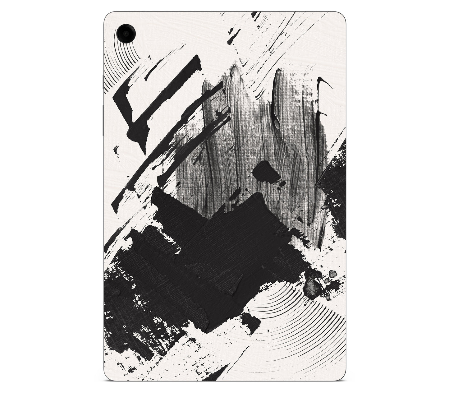 Galaxy Tab A11 skin, Black Noir, back skin