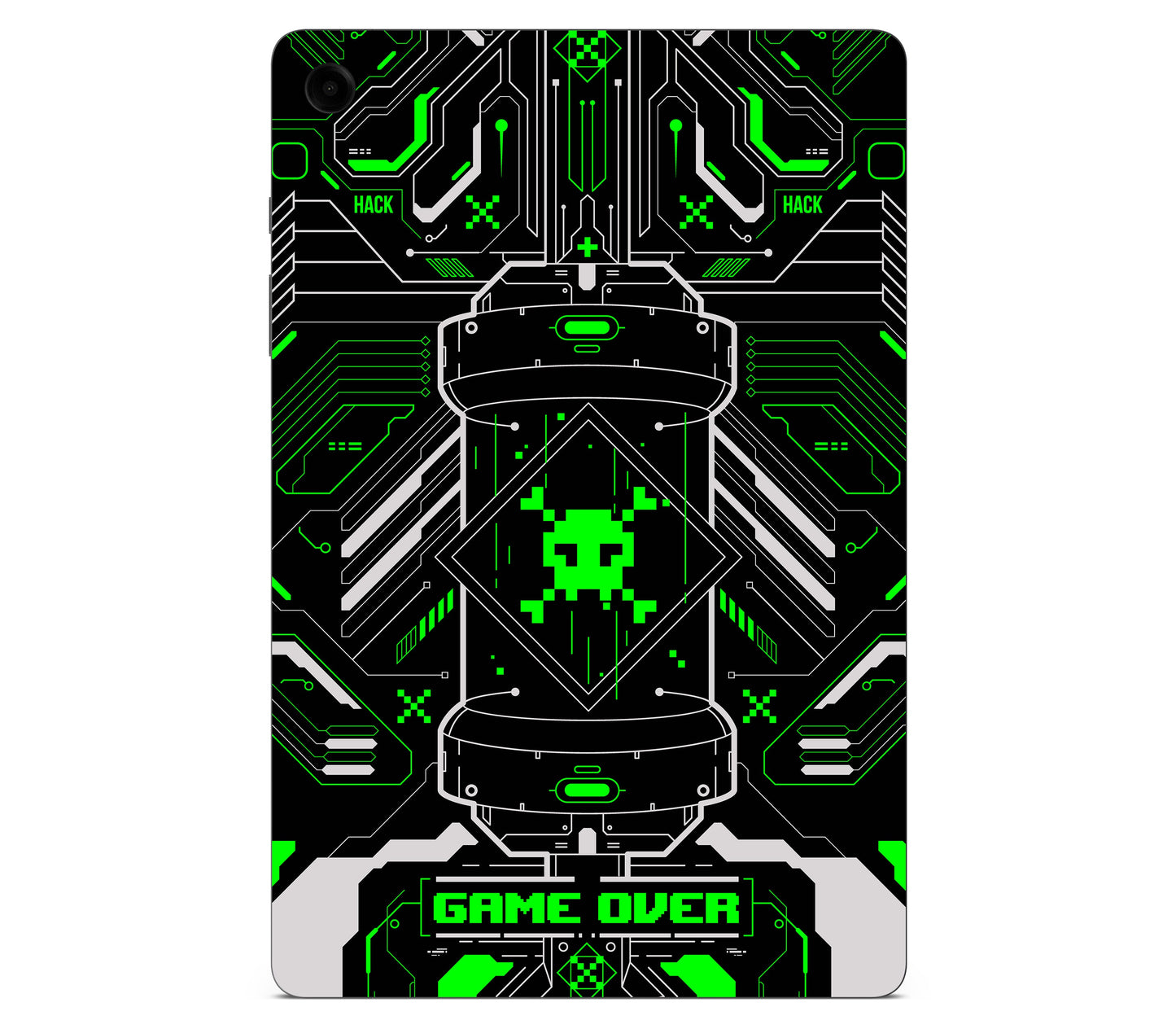 Galaxy Tab A11 skin, Fatal Error (Acid), back skin