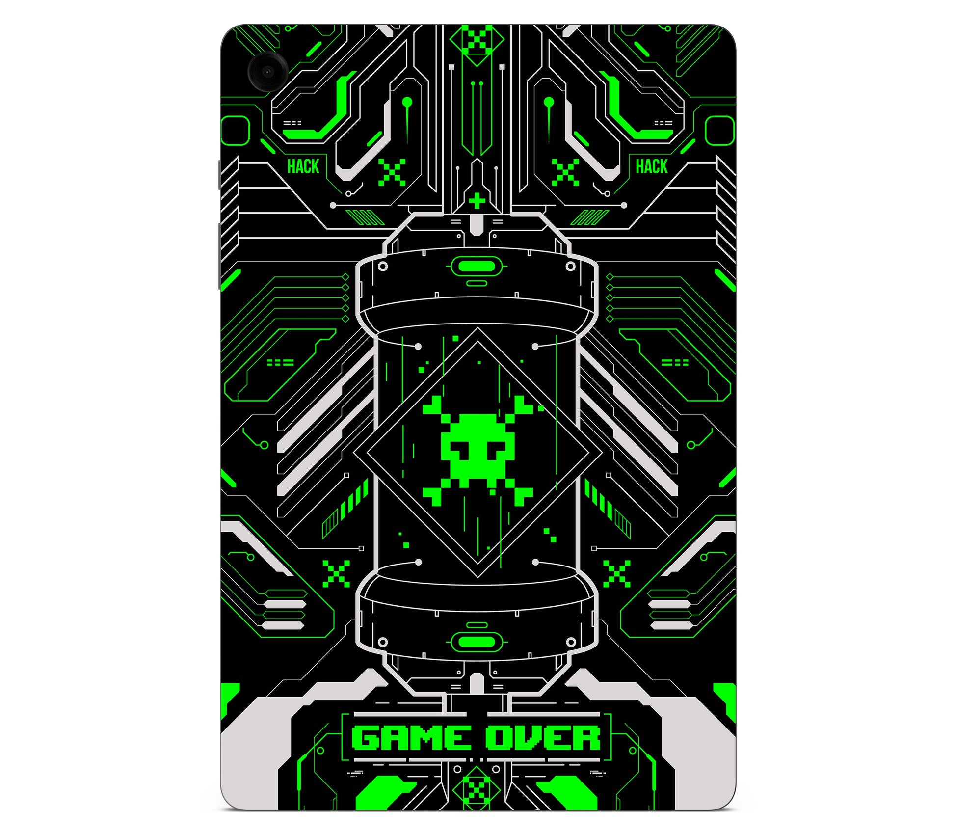 Galaxy Tab A11 skin, Fatal Error (Acid), back skin