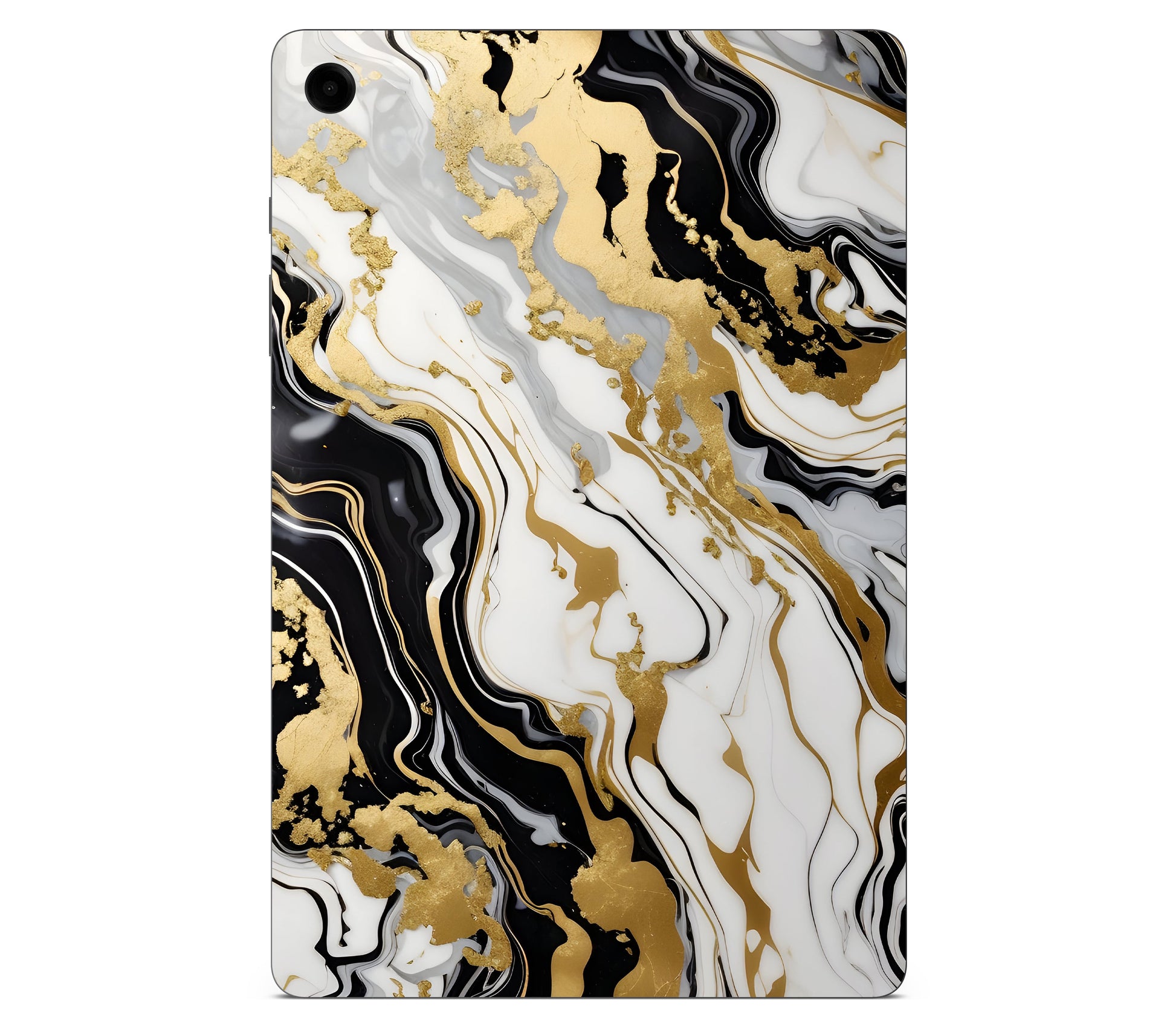 Galaxy Tab A11 skin, Gold Flare, back skin