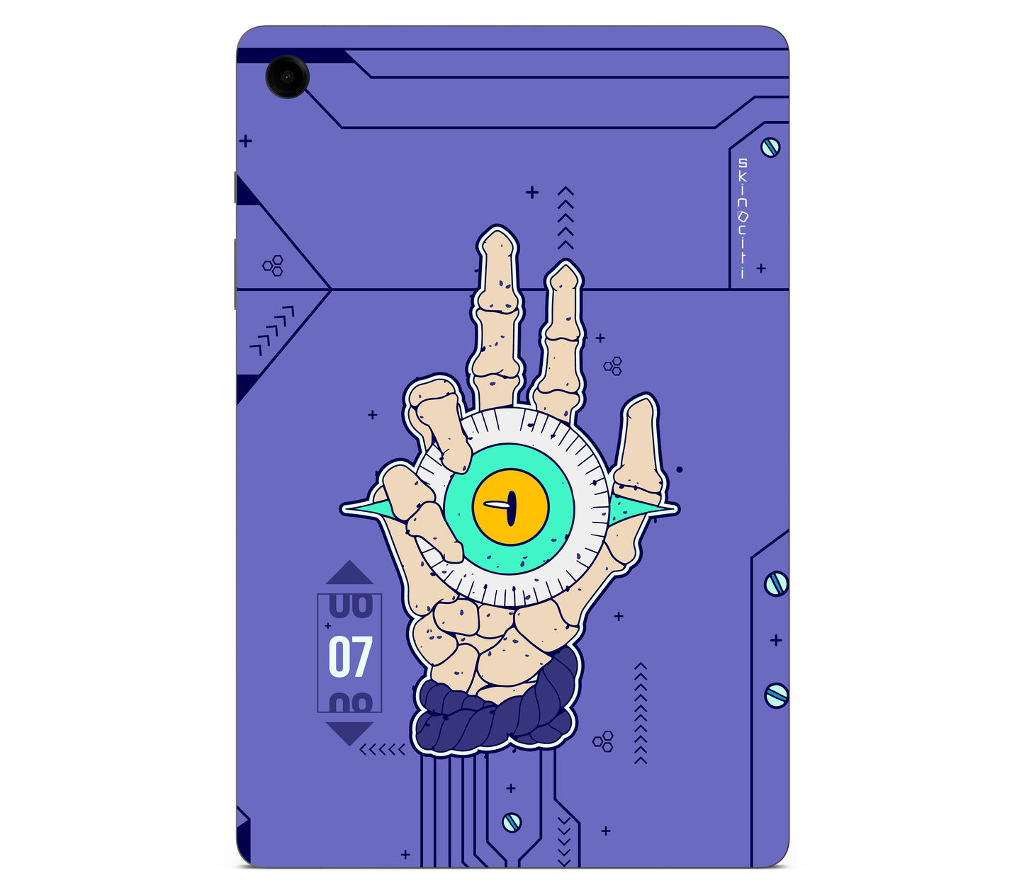 Galaxy Tab A11 skin, Hypnotic, back skin