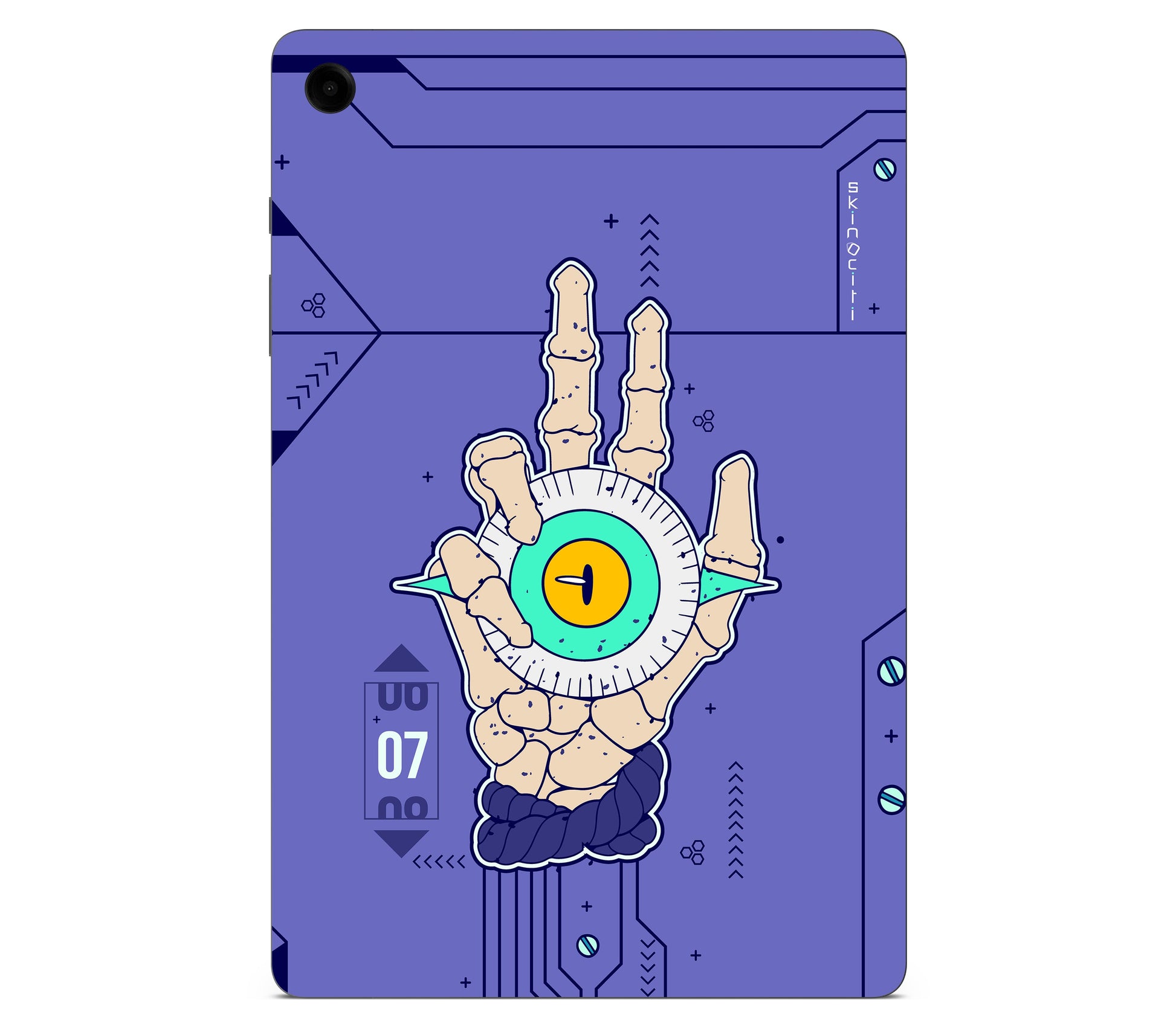 Galaxy Tab A11 skin, Hypnotic, back skin