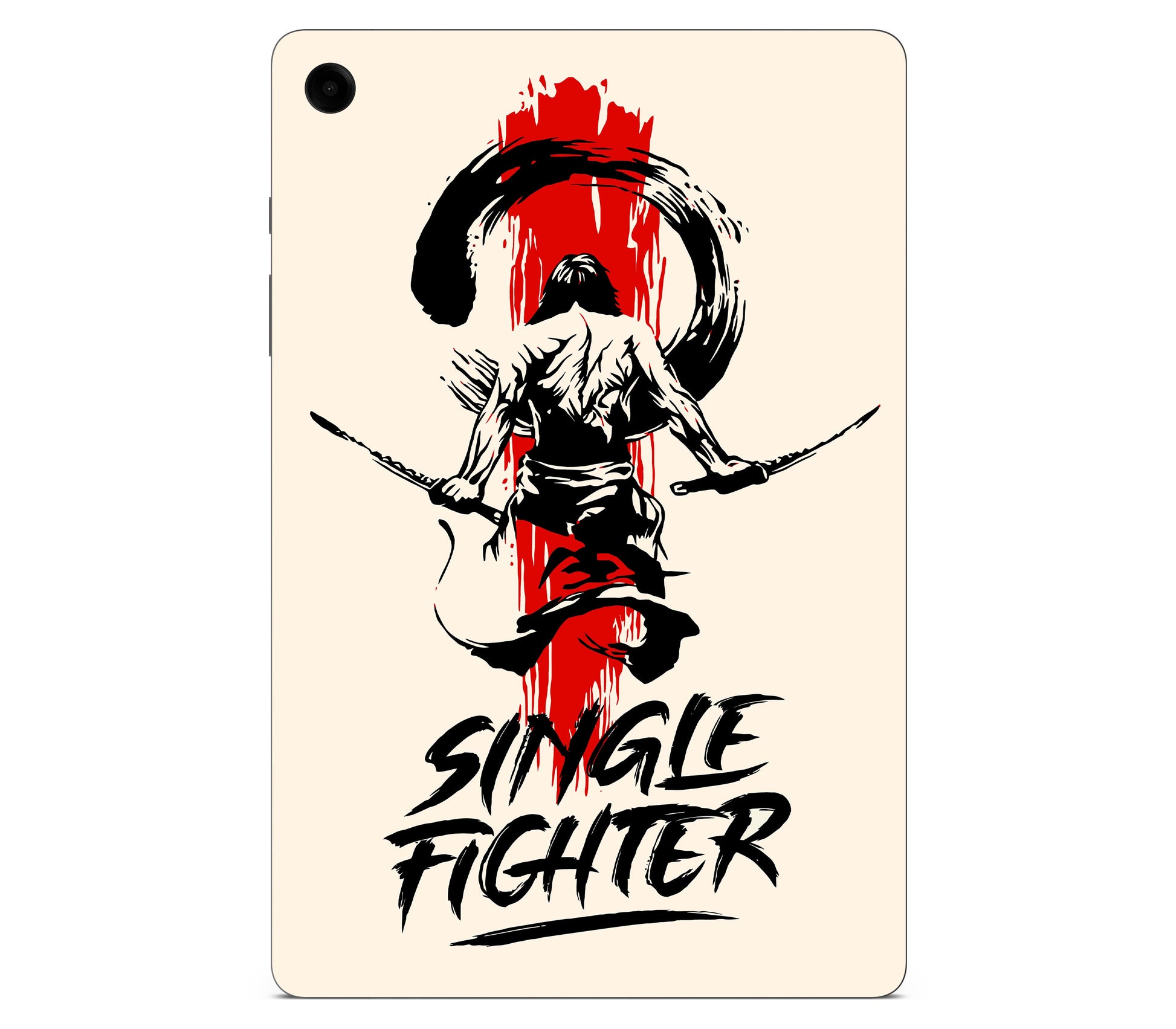 Galaxy Tab A11 skin, Samurai, back skin