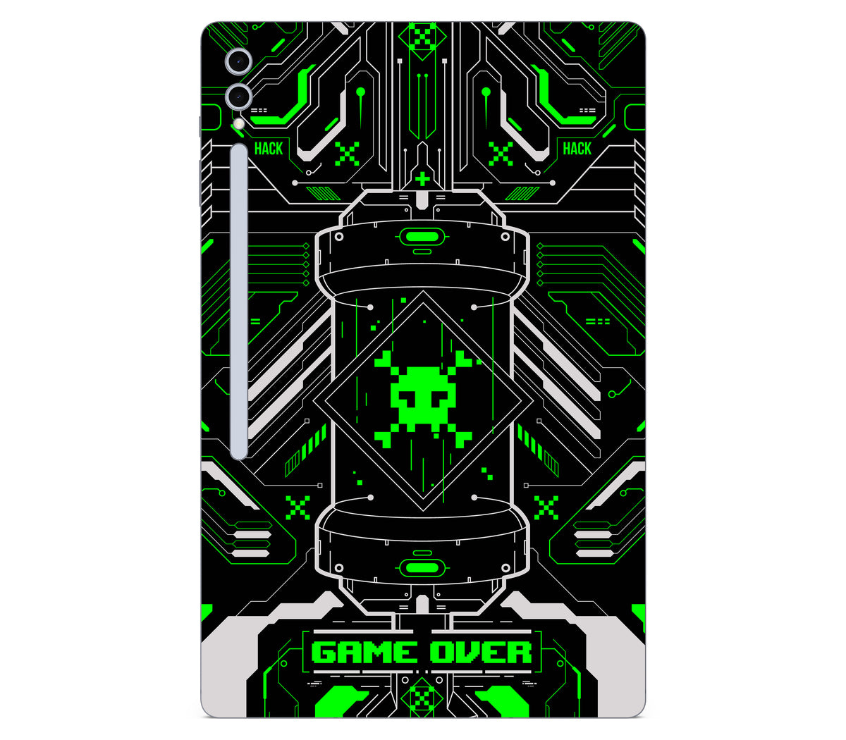 Galaxy Tab S10 Ultra skin, Fatal Error (Acid), back skin
