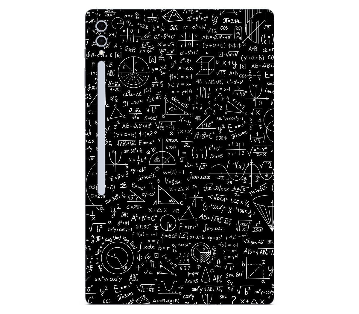 Galaxy Tab S10 Ultra skin, Math Madness, back skin