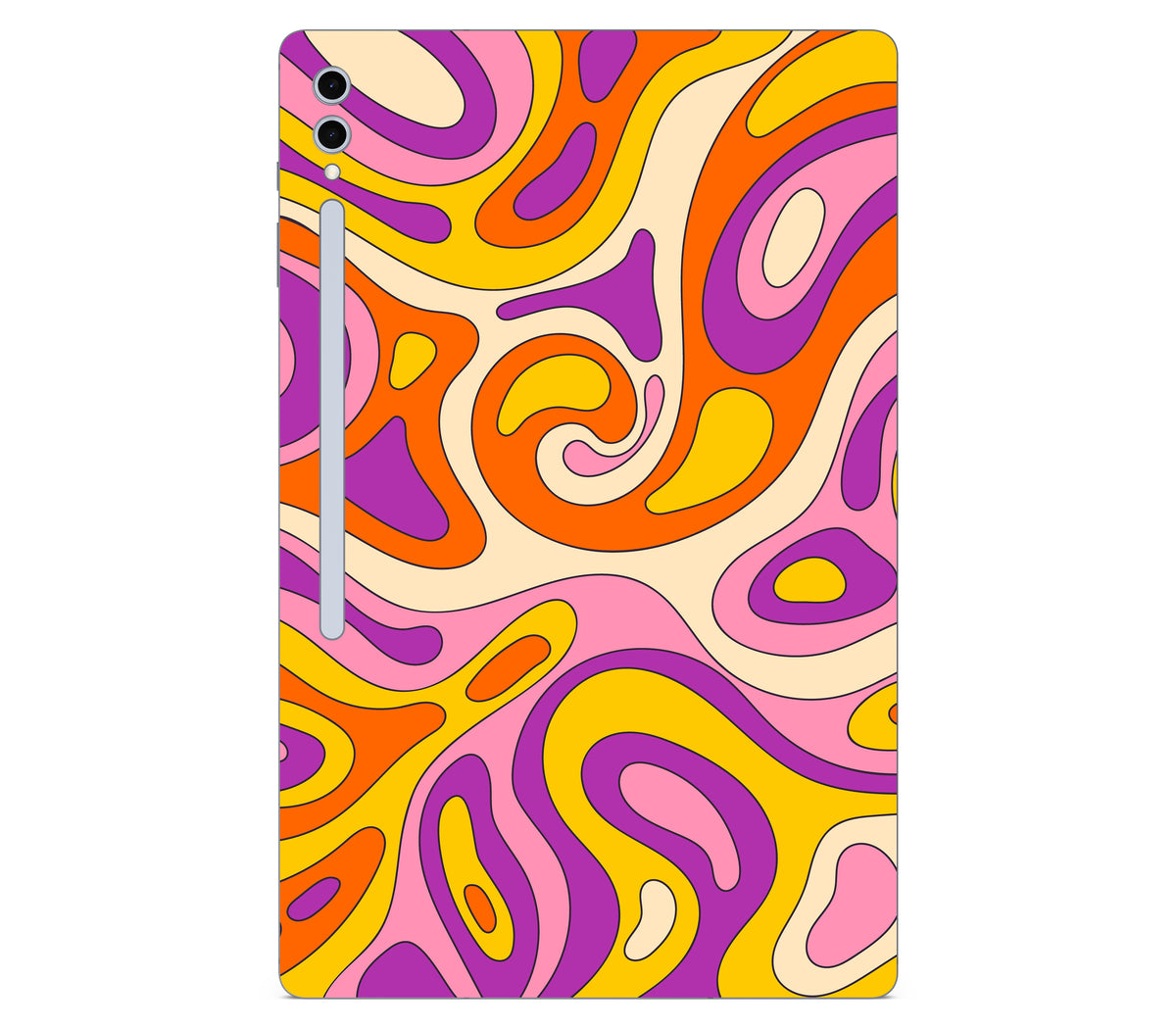 Galaxy Tab S10 Ultra skin, Psycho Vortex, back skin