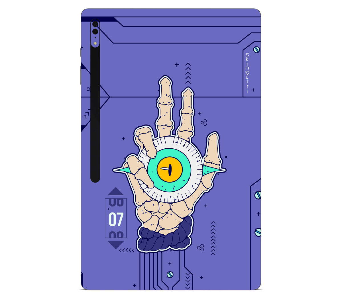 Galaxy Tab S8 Ultra skin, Hypnotic, back skin