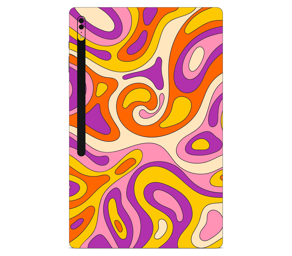 Galaxy Tab S8 Ultra skin, Psycho Vortex, back skin
