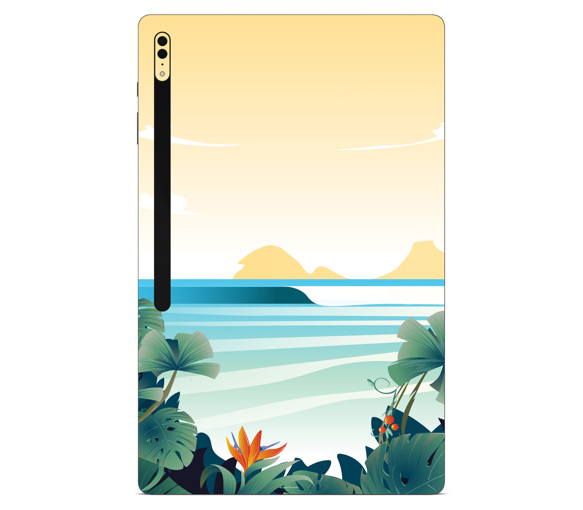 Galaxy Tab S8 Ultra skin, Sizzle Bay, back skin