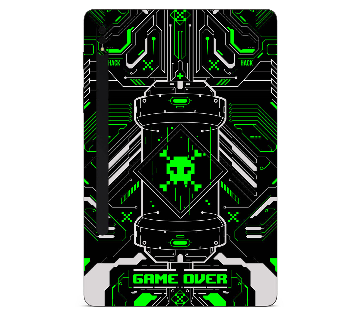 Galaxy Tab S8 skin, Fatal Error (Acid), back skin