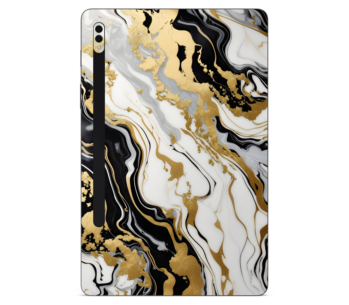Galaxy Tab S8 skin, Gold Flare, back skin