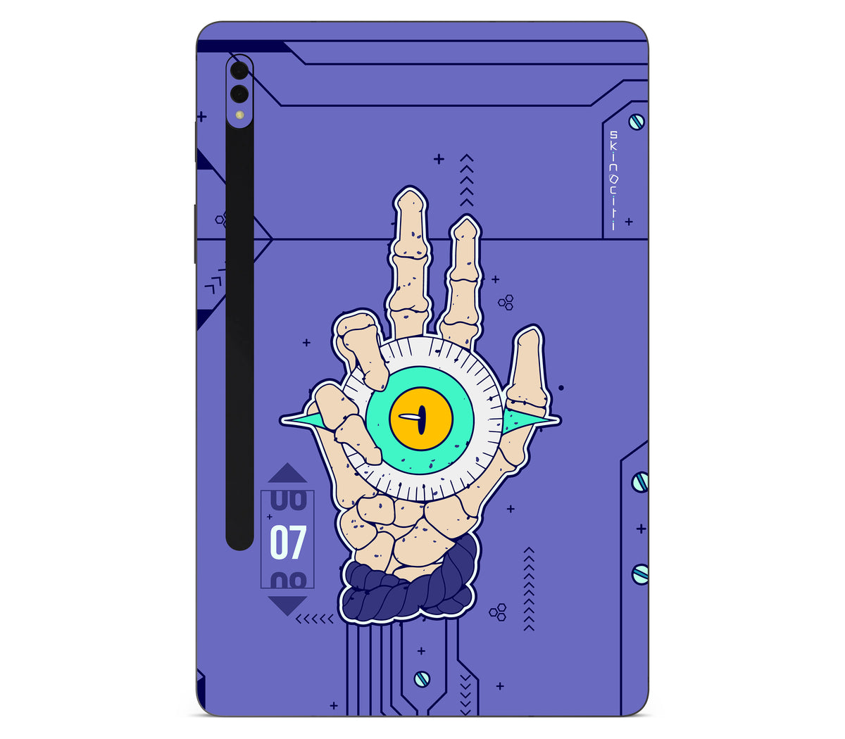 Galaxy Tab S8 skin, Hypnotic, back skin