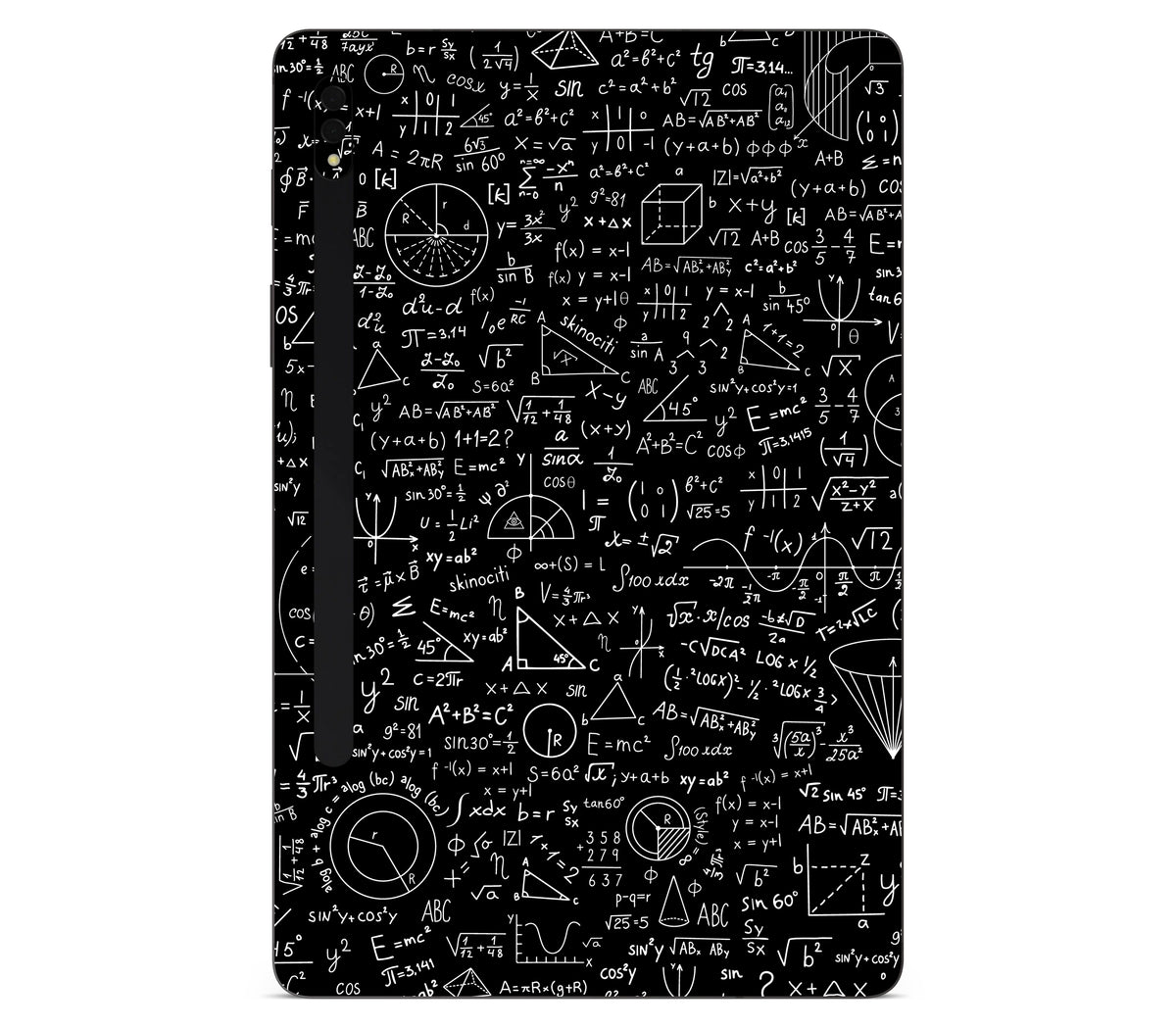 Galaxy Tab S8 skin, Math Madness, back skin