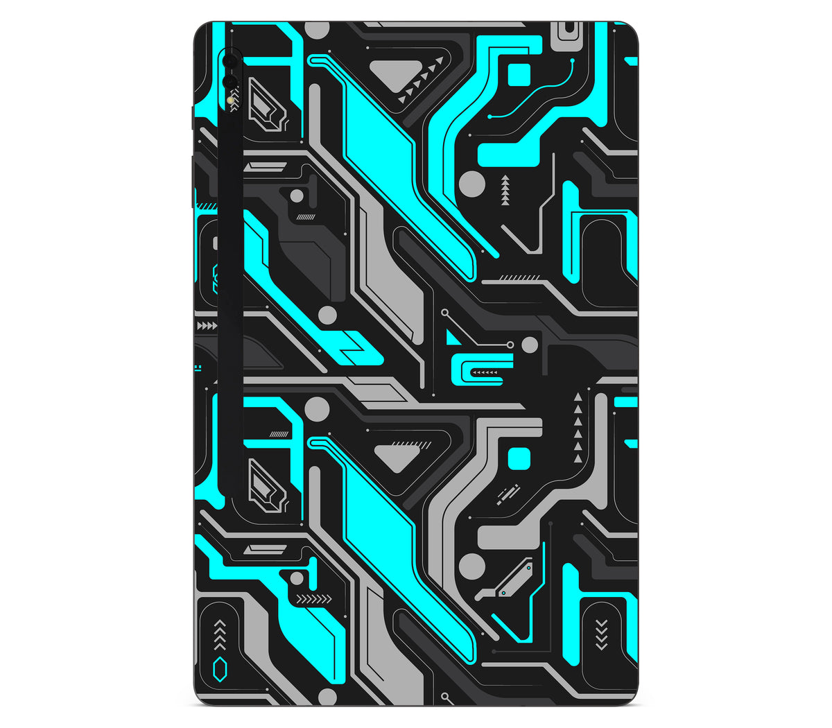 Galaxy Tab S8 plus skin, Code Rot (Glitch), back skin