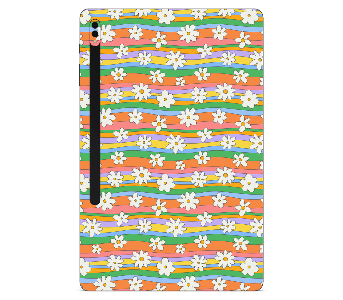 Galaxy Tab S8 plus skin, Daisy Drift, back skin