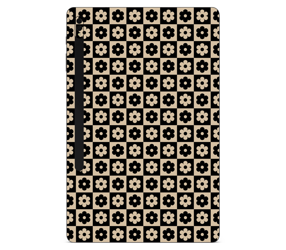 Galaxy Tab S8 plus skin, Floral Grid, back skin
