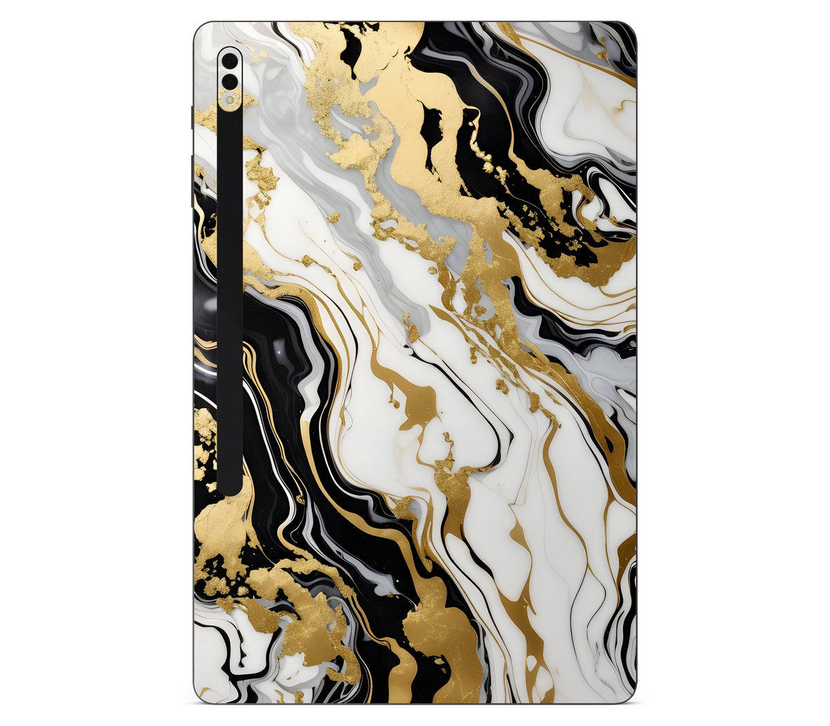 Galaxy Tab S8 plus skin, Gold Flare, back skin