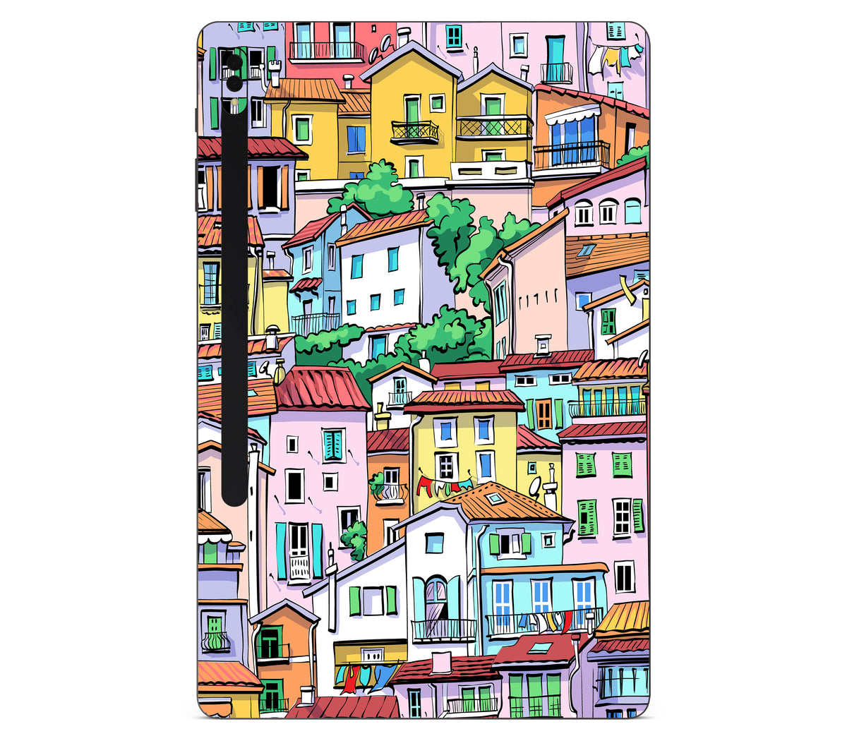 Galaxy Tab S8 plus skin, Menton Mosaic, back skin