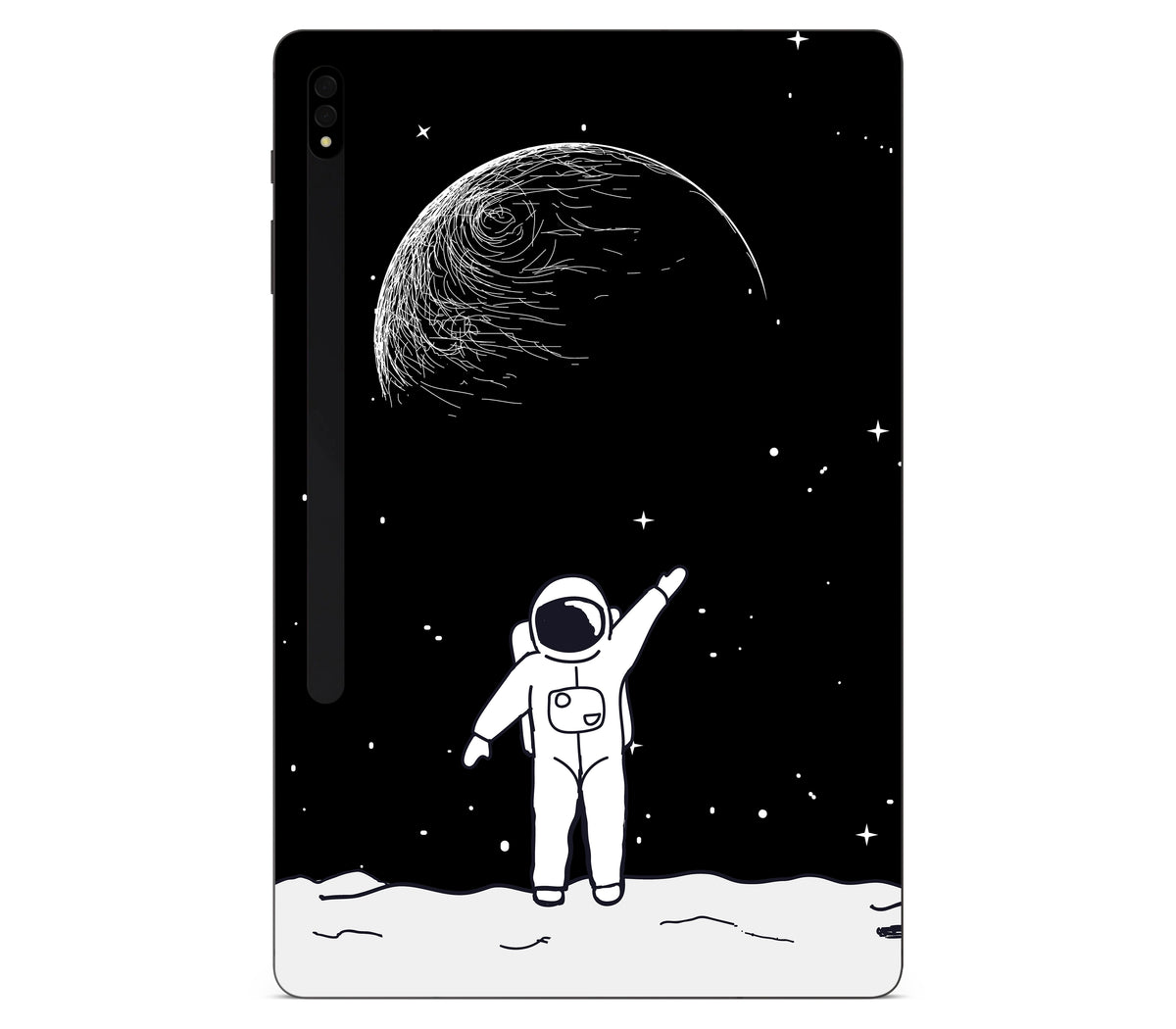 Galaxy Tab S8 plus skin, Moonwave, back skin