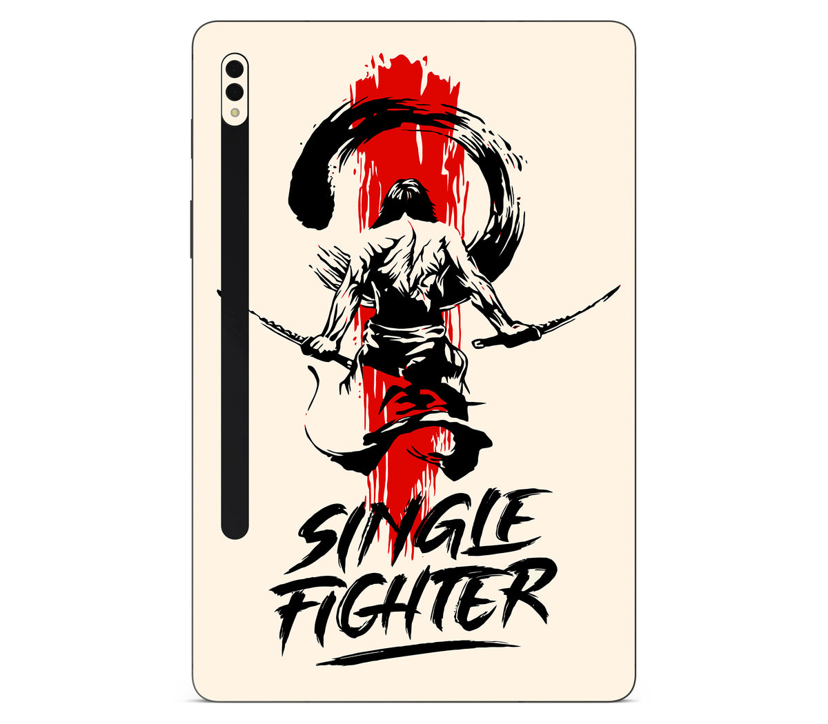Galaxy Tab S8 skin, Samurai, back skin
