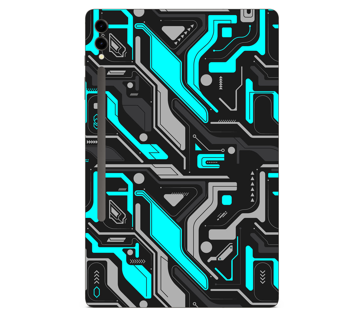 Galaxy Tab S9 Plus skin, Code Rot (Glitch), back skin