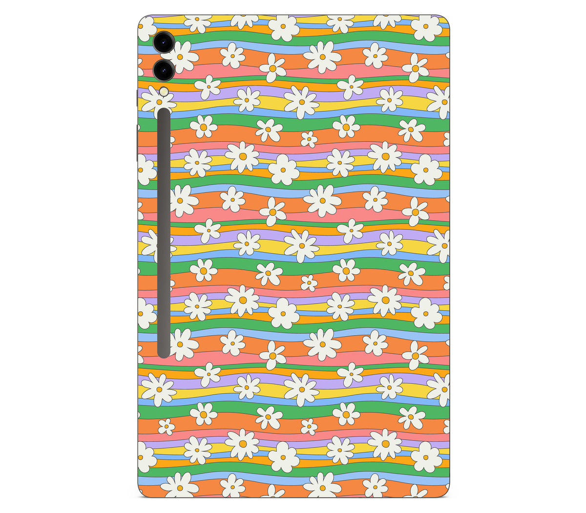 Galaxy Tab S9 Plus skin, Daisy Drift, back skin