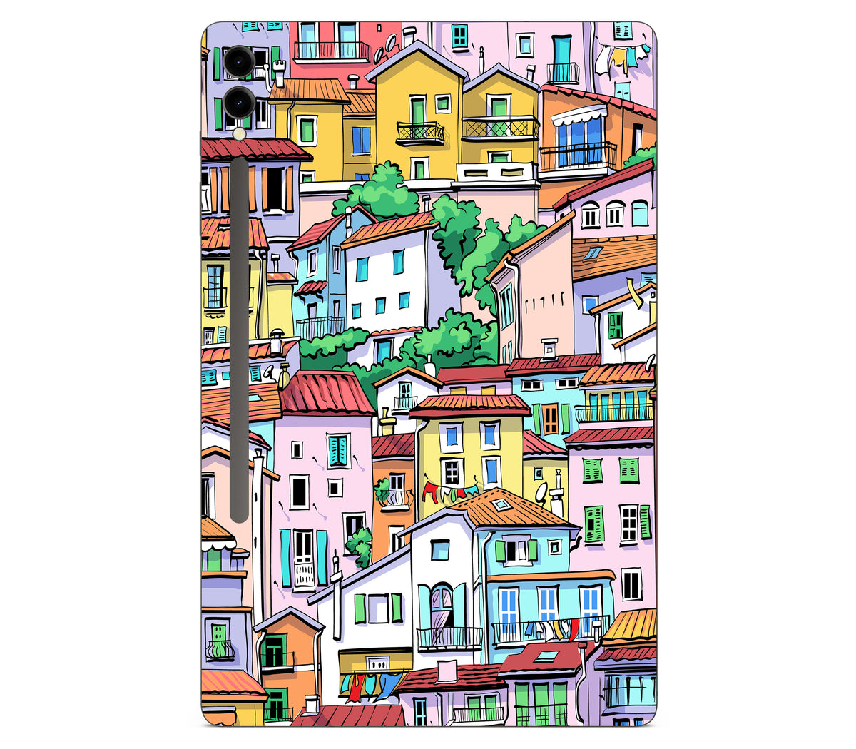 Galaxy Tab S9 Plus skin, Menton Mosaic, back skin