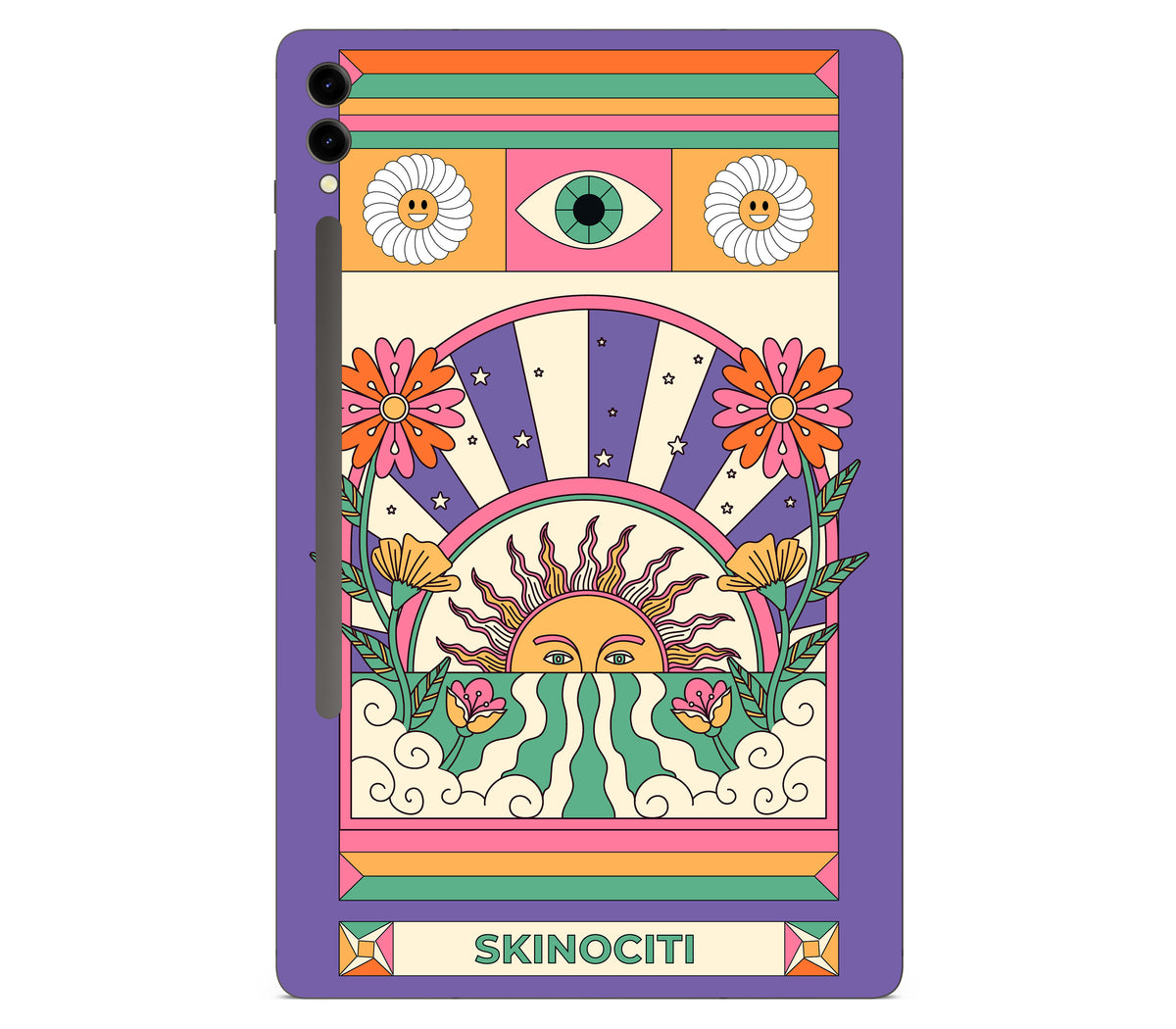 Galaxy Tab S9 Ultra skin, Acidic Glare, back skin