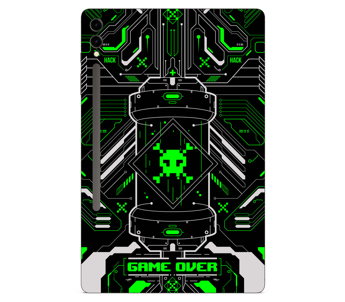 Galaxy Tab S9 Ultra skin, Fatal Error (Acid), back skin