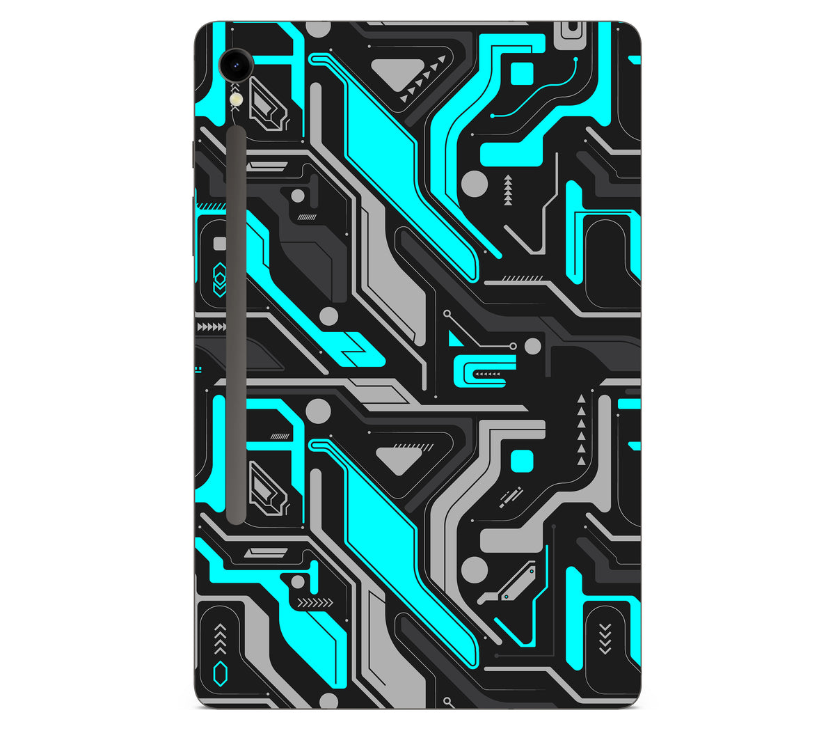 Galaxy Tab S9 skin, Code Rot (Glitch), back skin