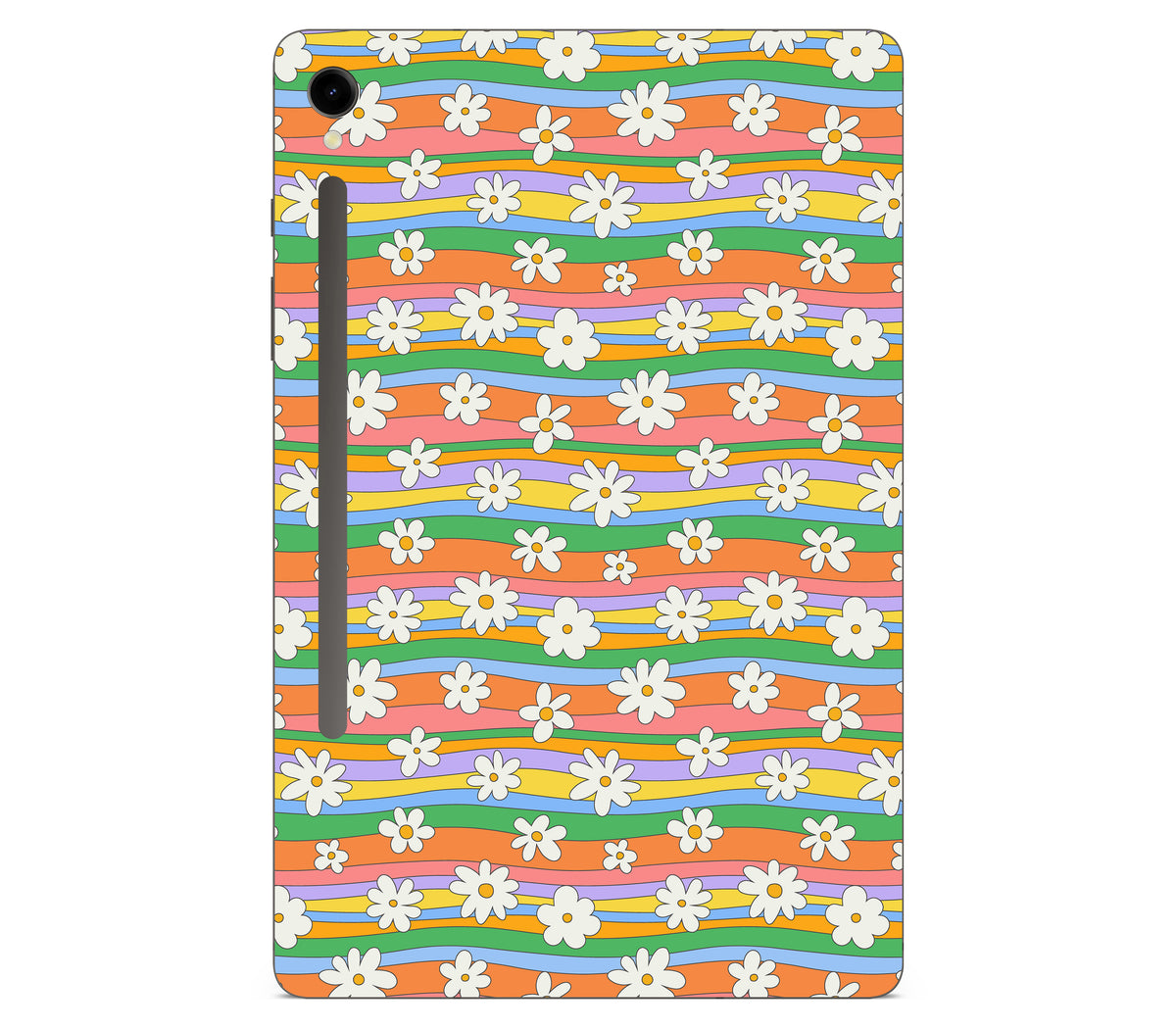 Galaxy Tab S9 skin, Daisy Drift, back skin