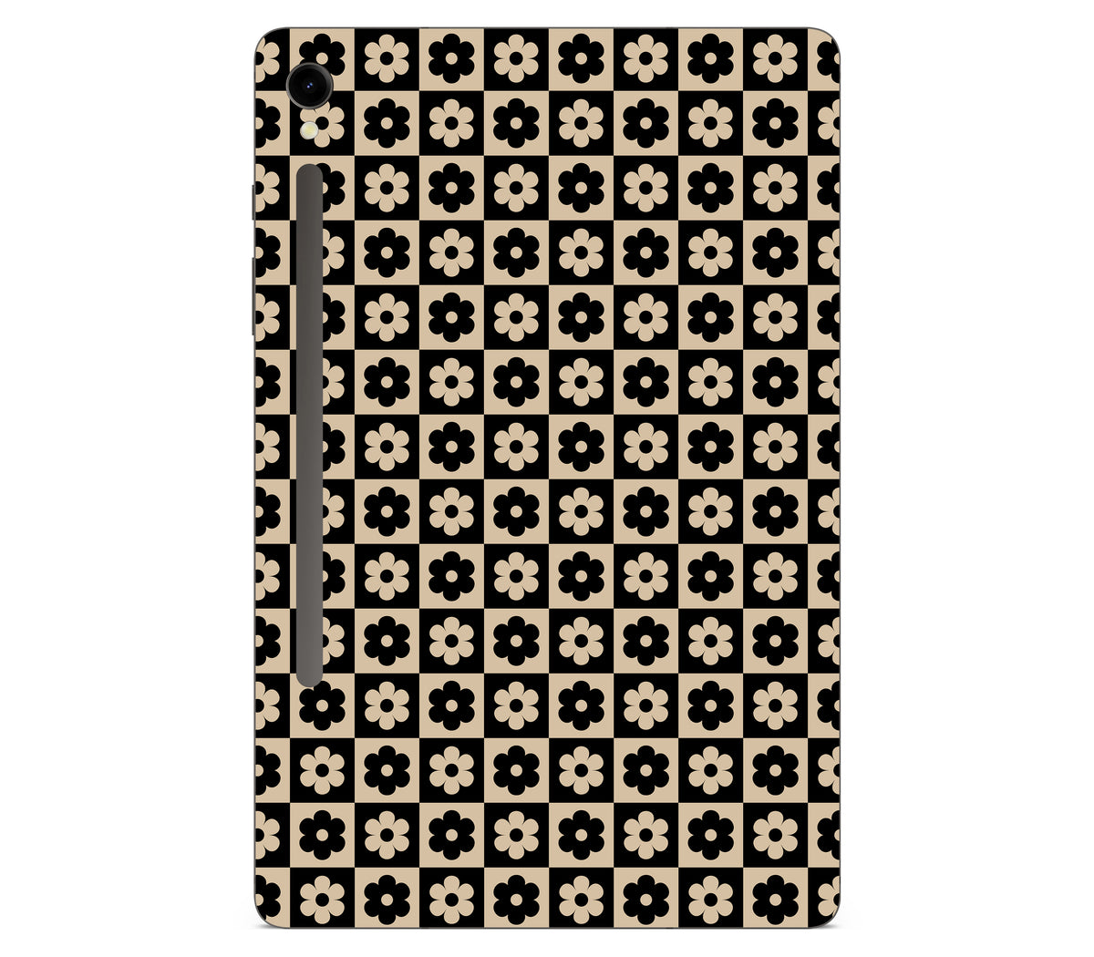 Galaxy Tab S9 skin, Floral Grid, back skin