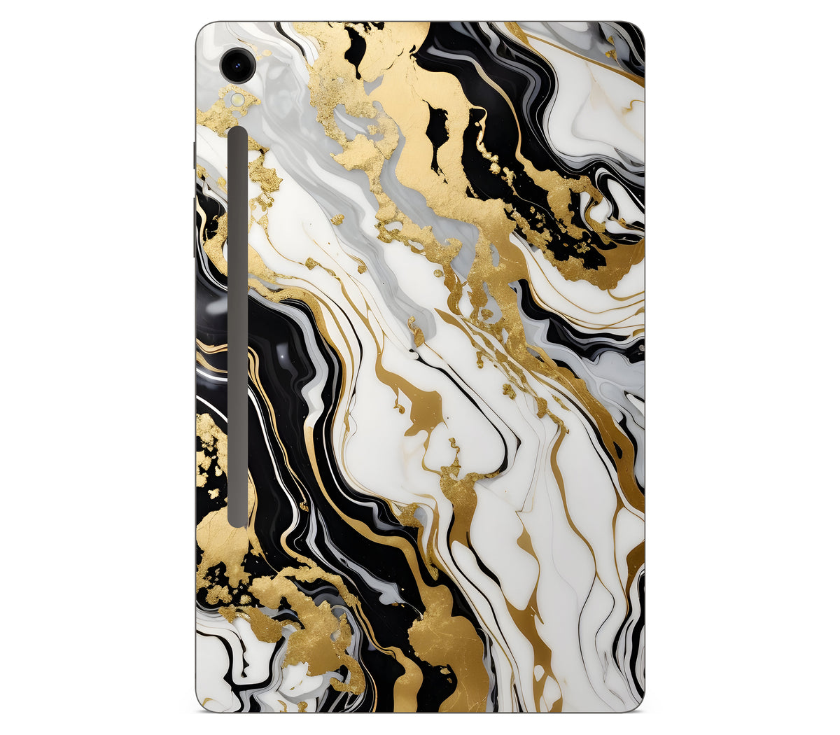 Galaxy Tab S9 skin, Gold Flare, back skin